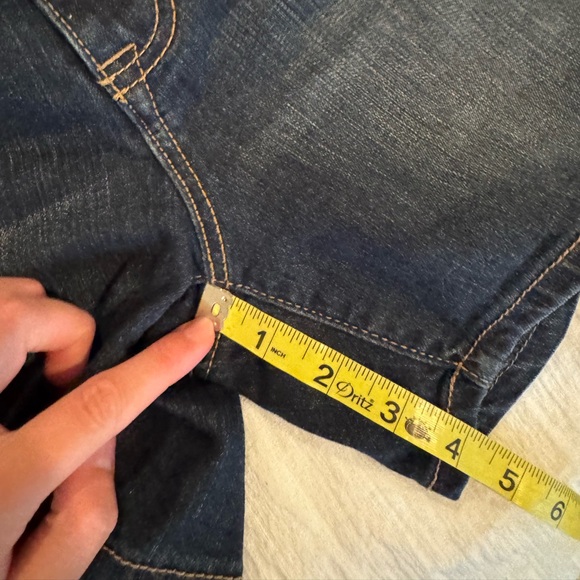 APT. 9 | Women’s Dark Blue Denim Shorts | Size 12 - Picture 7 of 7